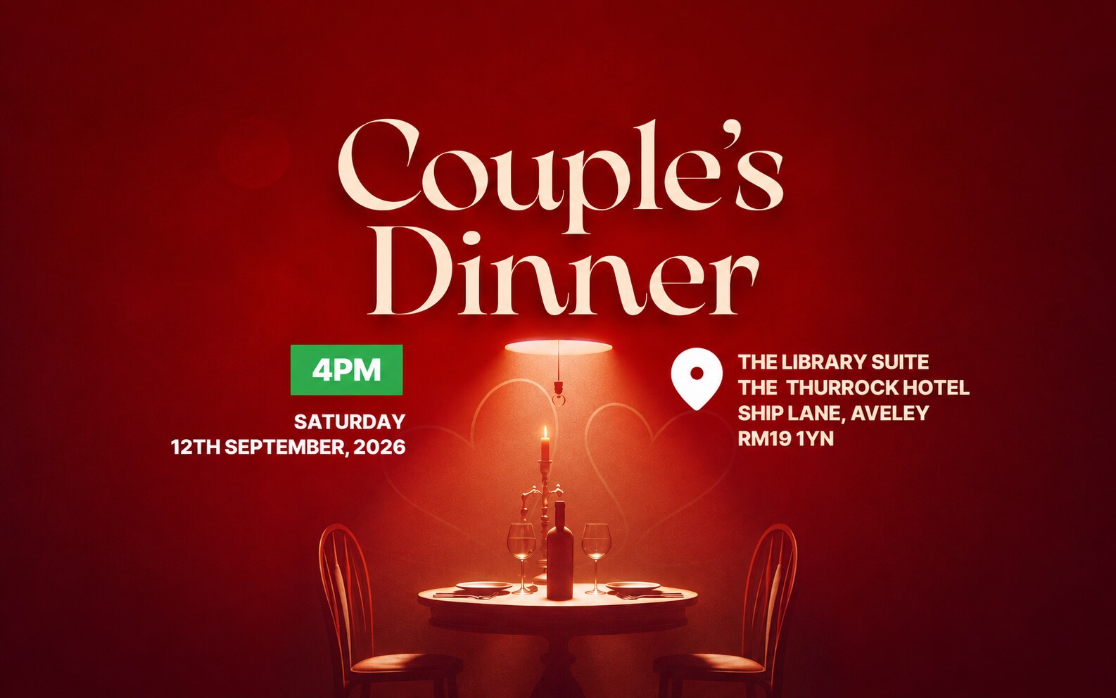 Couple’s Dinner event banner